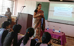 MBAs conduct an Employment Training Programme at GFGC, Udupi
