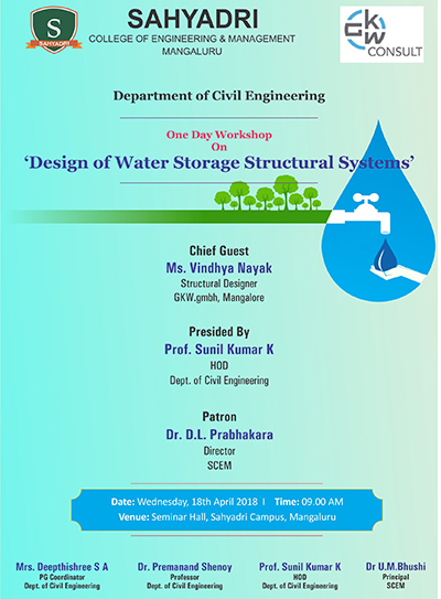 Design of Water Storage Structural Systems 
