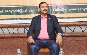 Senior scientist of DRDO visits Sahyadri 