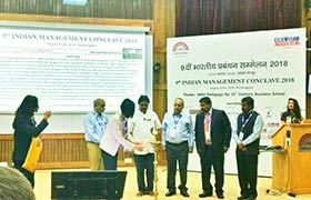 MBA Faculty participate in the 9th Indian Management Conclave organized by MBA Universe.com at IIM, Bangalore