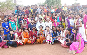 MBA Faculty conduct Personality Development Training at NSS Annual Camp of GFGC, Punjalkatte
