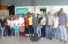 MBAs had been to Bisleri International Pvt. Ltd, Hyderabad as a part of Industry-Academia Interface
