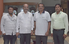 Dr. Yogiraj B Patel Board of Management-University of Horticulture Science in Bagalkot visits Sahyadri