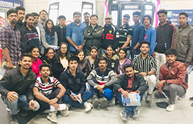 
MBAs on Industry Visit to Delhi Metro Museum