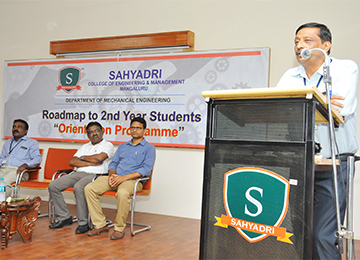 Orientation programme organized in the Dept. of Mechanical Engineering 