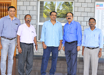Officials from Karnataka State Financial Corporation visit Sahyadri