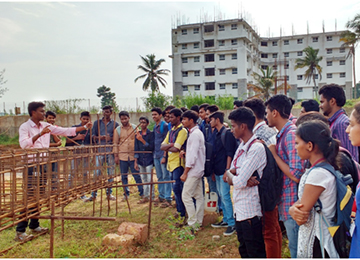 Sahyadri Site visit by Civil Engineering students
