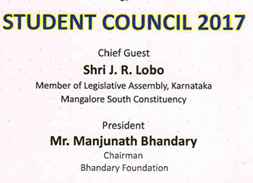 Inauguration of Student Council 2017