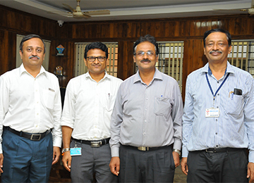 Former Principal of SDM Engineering College, Dharawad visits Sahyadri