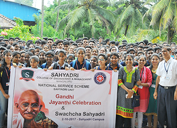 Swachcha Sahyadri & Gandhi Jayanthi Celebration