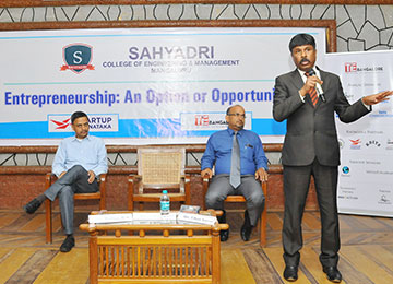 Session on “Entrepreneurship: An Option or Opportunity” by StartUp Karnataka & TEI Bangalore 