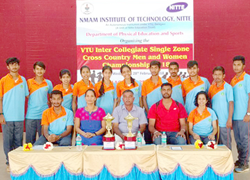 Sahyadrians win in Cross Country competition held at NMAMIT, Nitte