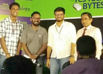 Sahyadrians win in the Regional round of “TCS TechBytes”, a State Level Quiz competition