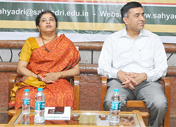 Dr. Ananth Seshan and Ms. Sumitra Seshan from Canada visit Sahyadri 