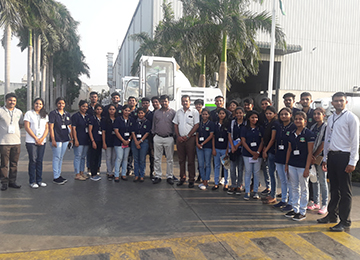 MBA students along with their mentors visit industries in Chennai & Pondicherry