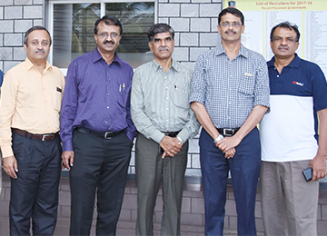  Sahyadri is graced by the visit of top executives of MRPL 
