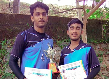  Sahyadrians achieve 1st Place in Throwball Tournament at Dasara Kreedotsava 2018