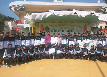 Sahyadrians win second place at VTU athletic meet 2018