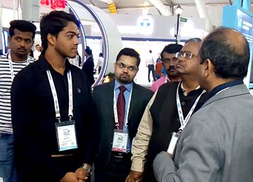 Sahyadri’s own DTI Labz Pvt Ltd a full-fledged company in India Mobile Congress (IMC) 2018, New Delhi