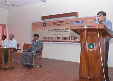  Sahyadri organizes a presentation on “Innovations for Smart City” in association with K-Tech Innovation Hub 