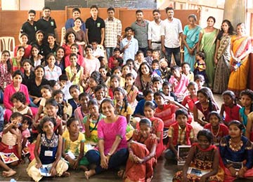 Students of Dept of Electronics & Communication Engineering visited an orphanage on Children’s Day