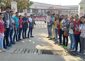 MBAs visit Hindustan Coca-Cola Beverages Private Limited, Goblej Plant in Ahmedabad 