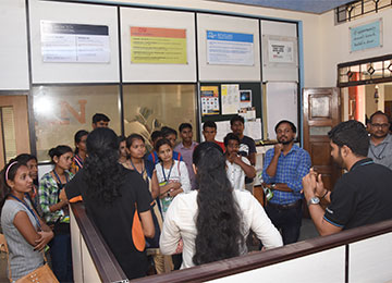  S.R. Kanthi College students visit Sahyadri as part of industrial visit 