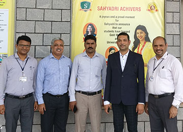 Mr.Vishal Krishna, AVP-Operations, EPS (P) Ltd visits Sahyadri