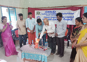  Sahyadri College NSS unit conducts First NSS special camp at Kumpala Government School 