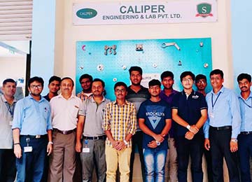 Students from CIT, Chennai undergo Two-Week Internship at Caliper Engineering & Lab Pvt. Ltd 