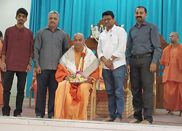 Sahyadri bids farewell to Shri Maheshathmananda Maharaj Swamiji of RIMSE, Mysore 