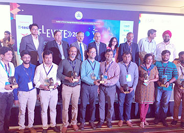 2 LLP’s of Sahyadri among the 100 Start-ups declared as Winners by GOK at ELEVATE 2019 held in Bengaluru
