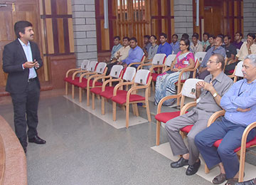  Vice-President of Capgemini, Bengaluru interacts with Students & Faculty of Mechanical Engineering