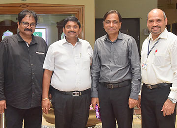 Officials from Union Bank and Mathru Sangha Mangaluru visited Sahaydri 
