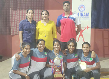 Sahyadri Women’s Weight Lifting team emerges as Champions at Sri Sai Ram Institute of Technology, Annekal, Bengaluru 