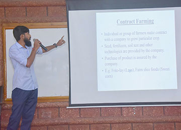  Expert talk on Agriculture held as a part Social Innovation Programme 
