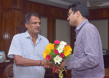 Officials from Karnataka Information Technology Service (KITS) visited Sahyadri 