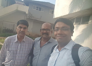 Manager of Lars Enviro Pvt Ltd. visits Sahyadri 