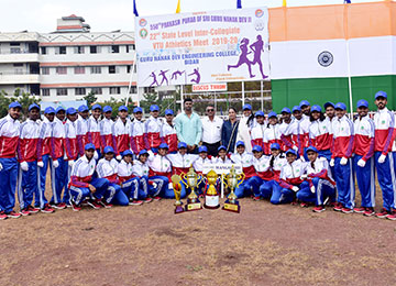  Sahyadri Team Emerges as Champions for the 7th time in VTU 22nd Inter-Collegiate Athletic Competition 