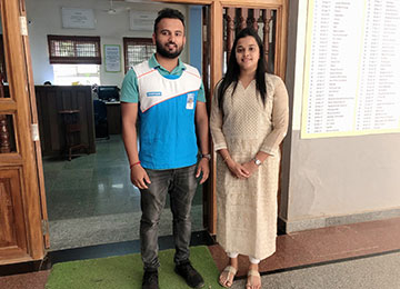Manager-Decathlon visits Sahyadri 