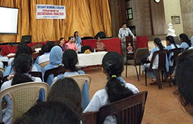 Student Counsellor Invited as a Resource Person for a Seminar on “Self Awareness” by Besant Institutions 