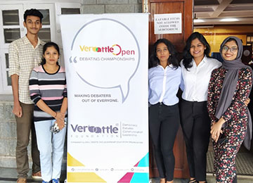 Sahyadrians participate in Verbattle-2020, held at Gandhi Bhavan, Bengaluru 