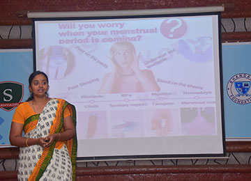 An Awareness Programme on Reproductive Health organized by Dept. of Business Administration