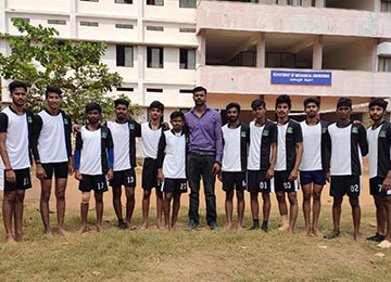 Sahyadri Boys’ Team achieves in VTU Inter Collegiate Mangaluru Zone Kho-Kho Tournament organised by SIT, Mangaluru 
