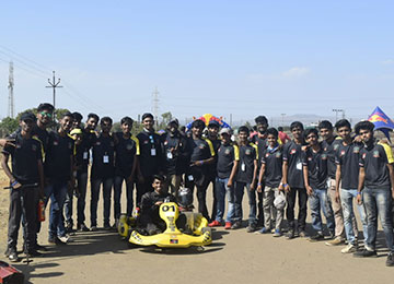 Mechanical Engineering Students achieve at National Event, The Indian Karting Championship (IKC), Season-4 held at Mohites Racing Academy, Kolhapur, Maharashtra