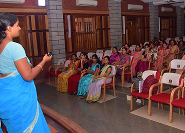 An Awareness Programme on Menstrual Hygiene was held in Commemoration of International Women's Day