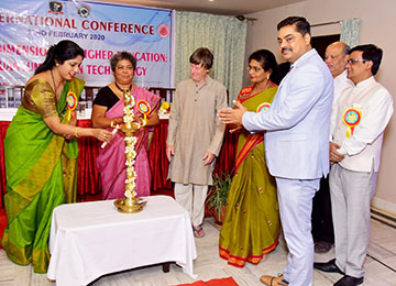 Sahyadri and Govt. First Grade College, Madikeri collaboratively organized an International Conference at Coorg International, Madikeri