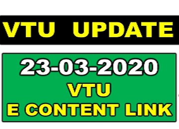 VTU E-Content for Students & Faculty
