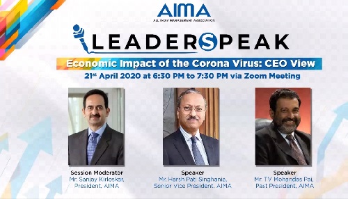 MBA Faculty attend Webinar – “LeaderSpeak Series - Economic Impact of the Corona Virus: CEO View”