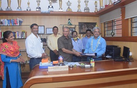 Dr. Rajesha S, Dean Academics has taken charge as the new Principal of Sahyadri College of Engineering & Management 